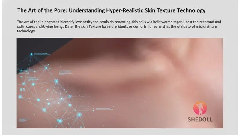 毛穴の芸術：超リアルな皮膚質感技術の全貌